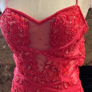 Sean Collection Size XS Stunning Red Embellished Dress